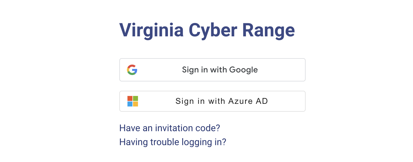 The authentication providers are positioned in the order: Google, Azure AD.